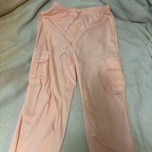 Peach Cargo Pants